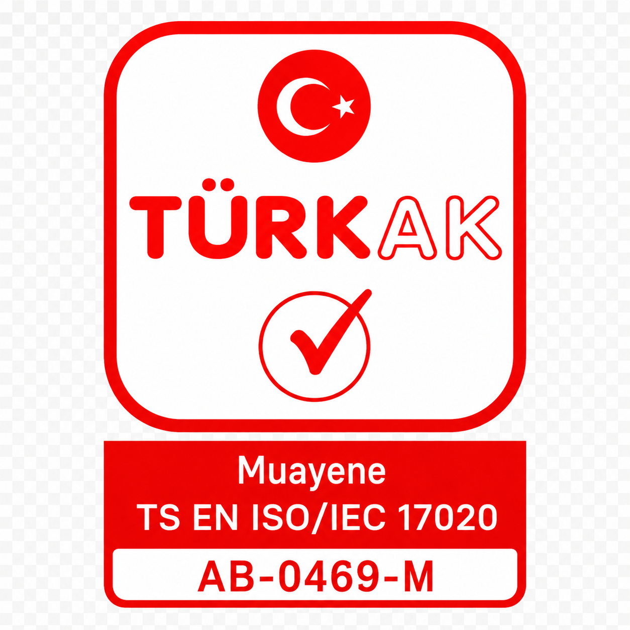TÜRKAK Muayene TS EN ISO IEC 17020 AB-0469-M